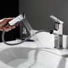 Bathroom Basin Faucet Pull Out Brass Modern Basin Mixer Sink Faucet