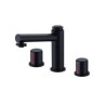 Bathroom Hot and Cold Faucet with Two-Handle Split Brass Basin Faucet