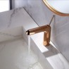 Deck Mounted Bathroom Faucet with Copper Basin