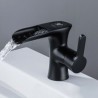 Temperature Digital Display Faucets Solid Brass Basin Taps LED Bathroom Faucet Intelligence