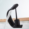 Beautiful Curve Design Brass Bathroom Faucet Basin Sink Faucet Cold & Hot Mixer Taps