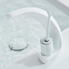 Beautiful Curve Design Brass Bathroom Faucet Basin Sink Faucet Cold & Hot Mixer Taps