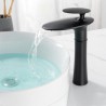 Deck Mount Waterfall Basin Faucet Tall Bathroom Faucet