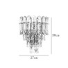 Modern K9 Crystal Wall Lamp Bedroom Living Room Crystal Wall Light Wall Sconce