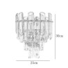 Crystal Wall Light For Bathroom Bedroom Hallway European Wall Sconces