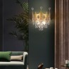 Hotel Bedroom Luxury Iron Art Crown Shape Wall Lamp