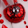 European Crystal Wall Sconce Red Color Hallway Hotel Rooms