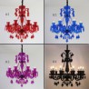 European Chandelier Ring Bells Pendant Light Bedroom Bar Crystal Ceiling Light