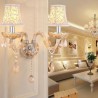 Bedroom Aisle Elegant Crystal Sconce European Style Wall Light