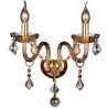 Elegant Two-Light Wall Light Hallway Stairs European Crystal Sconce