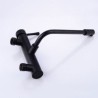 Matte Black Wall Mount Kitchen Mixer Faucet