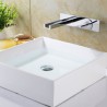 LED Waterfall Color Changing Bathroom Sink Faucet Wall Mounted