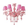 European Large Pendant Light Bedroom Bar Elegant Crystal Chandelier