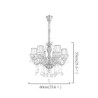 Elegant Pendant Light Living Room Dining Room European Crystal Chandelier