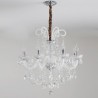 Dining Room Living Room Elegant Crystal Chandelier European White Color Pendant Light