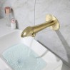 Brass Bathroom Taps Mixer Faucet Wall Mounted Basin Faucet