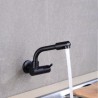 Elegant Black Kitchen Tap Modern Wall Mount Kitchen Faucet