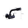 Elegant Black Kitchen Tap Modern Wall Mount Kitchen Faucet