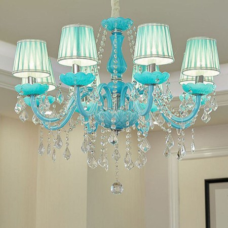 Dining Room Living Room Creative Crystal Chandelier European Elegant Pendant Light