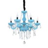 Dining Room Living Room Creative Crystal Chandelier European Elegant Pendant Light