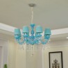 Dining Room Living Room Creative Crystal Chandelier European Elegant Pendant Light