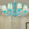 Dining Room Living Room Creative Crystal Chandelier European Elegant Pendant Light