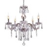 Modern European Pendant Light Bedroom Living Room Stylish Crystal Chandelier