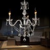 Modern European Pendant Light Bedroom Living Room Stylish Crystal Chandelier