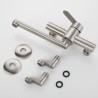 Rotatable Kitchen Faucet Stainless Steel Tap with Extension Pipe Fitting Part