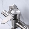 Brushed Stainless Steel Kitchen Faucet Rotatable