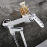 Bathroom Tub Tap Wall Mounted Bathtub Faucet Hand Shower+Tub Spout Design