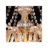 Amber Crystal Chandelier with 6 Lights for the Home