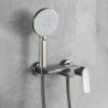 Bathroom Tub Fillers Bathtub Faucet with Handheld Shower Wall Mounted Bathtub Spout