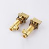 Split Brushed Gold Bathroom Sink Tap Brass Curved Waterfall Basin Faucet