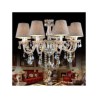 Luxurious Chandelier Lamphade Included K9 Transparent Crystal Chandelier