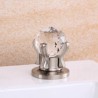 Split Dual Handle Waterfall Brass Basin Tap Bathroom Sink Faucet