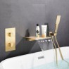 Waterfall Tub Filler Faucet Mounted Bathtub Faucet