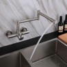 Wall Mounted Stainless Steel Pot Filler Faucet Kitchen Sink Tap