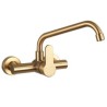 Wall Mount Kitchen Faucet in Luxurious Golden