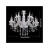 12 Light Chandelier Crystal Luxury Modern 2 Tiers Living Room Chandelier