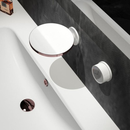 White/Black Modern Wall Mounted Bathroom Sink Faucet