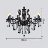 10 Light Crystal Chandelier