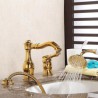 Flexible Handheld Shower Design in Classical Brass Basin Mixer Tap