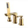 Pullable Hand Shower Brass Bathroom Basin Mixer Tap