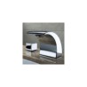 Widespread Color Changing LED Waterfall Bathroom Sink Faucet (Chrome Finish)