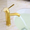 Modern Solid Brass Bathroom Sink Tap Elegant Gold Sink Faucet