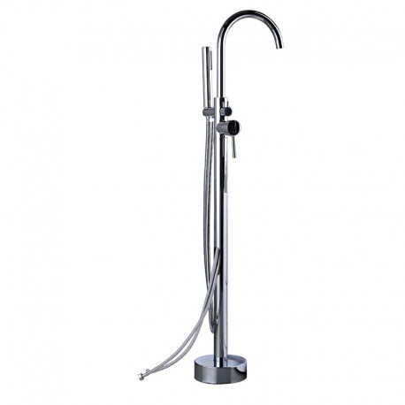 Bathtub Fillers For Bathtubs With Handheld Showers Freestanding Floor Tub Faucets With Wall Inlet