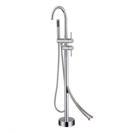 Bathtub Fillers For Bathtubs With Handheld Showers Freestanding Floor Tub Faucets With Wall Inlet