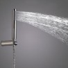 Wall Mounted Round Rain Shower System with Modern Brushed Nickel Shower Faucet