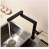 Pot Filler Faucet Rotatable Kitchen Tap Chrome/Nickel Brushed/Black Water Flow Switchable Tap